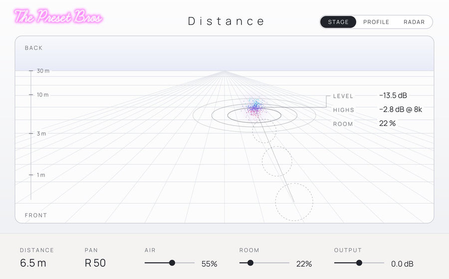 Distance depth plugin